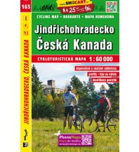 Radkarten Österreich SHOcart Radkarte 163, Jindřichohradecko, Česká Kanada/Böhmisches Kanada 1:60.000 Shocart