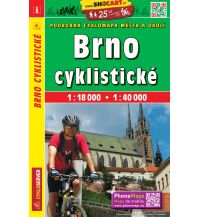 Radkarten Tschechien Radkarte Brno a okolí/Brünn und Umgebung 1:18.000/1:40.000 Shocart