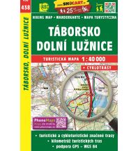 Wanderkarten Tschechien SHOcart-Wanderkarte 438, Táborsko, Dolní Lužnice/Untere Lainsitz 1:40.000 Shocart