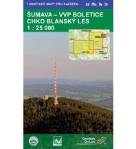 Hiking Maps Upper Austria Geodézie-Karte 82, Šumava/Böhmerwald - VVP Boletice, CHKO Blanský Les 1:25.000 Geodézie