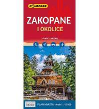 Stadtpläne Compass Polen Mapa turystyczna Zakopane i Okolice 1:60.000/1:15.000 Compass Polska