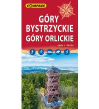 Wanderkarten Polen Compass Polen Mapa turystyczna Góry Bystrzyckie, Góry Orlickie/Adlergebirge 1:35.000 Compass Polska