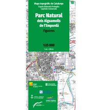 Wanderkarten Spanien ICGC Topografische Karte 10, Parc Natural dels Aiguamolls de l'Empordà 1:25.000 Institut Cartogràfic i Geològic de Catalunya