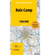 Wanderkarten Spanien Mapa comarcal de Catalunya 08, Baix Camp 1:50.000 Institut Cartogràfic i Geològic de Catalunya