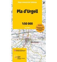 Wanderkarten Spanien Mapa comarcal de Catalunya 27, Pla d'Urgell 1:50.000 Institut Cartogràfic i Geològic de Catalunya