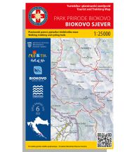 Wanderkarten Kroatien HGSS-Wanderkarte Park Prirode Biokovo 1:25.000 HGSS