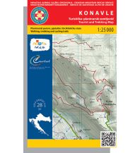 Wanderkarten Serbien HGSS-Wanderkarte Konavle 1:25.000 HGSS