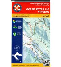Wanderkarten Kroatien HGSS-Wanderkarte Gorski kotar Jug/Süd, Vinodol 1:25.000 HGSS