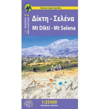 Hiking Maps Crete Anavasi Topo Kreta 11.15, Díkti, Selená 1:35.000 Anavasi