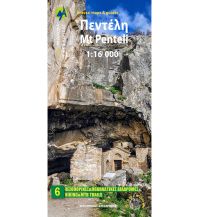 Hiking Maps Greece Mainland Anavasi Topo Map 1.3, Mt. Pentéli 1:16.000 Anavasi