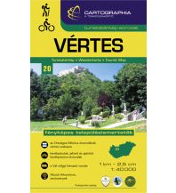 Hiking Maps Hungary Cartographia Wanderkarte 20, Vértes 1:40.000 Cartographia Magyarország
