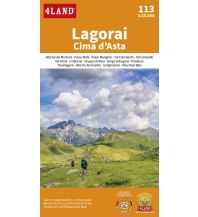 Mountainbike-Touren - Mountainbikekarten 4Land-Karte 113, Lagorai, Cima d'Asta 1:25.000 4Land