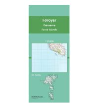 Hiking Maps Denmark + Faroe Islands Topografiskt kort Føroyar/Färöer 501, Sumba 1:20.000 Kort & Matrikelstyrelsen