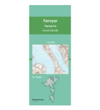 Hiking Maps Denmark + Faroe Islands Topografiskt kort Føroyar/Färöer 512, Djúpini 1:20.000 Kort & Matrikelstyrelsen